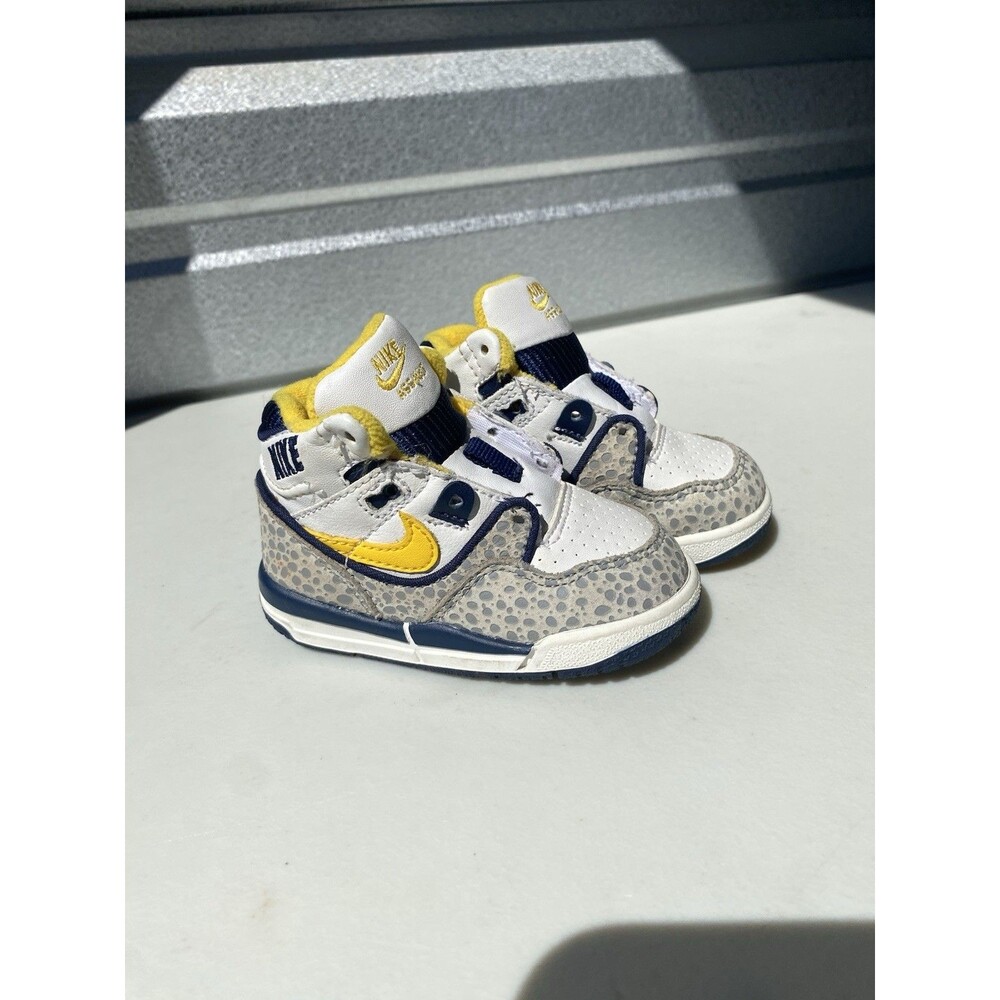 Vintage 2006 Nike Air Assault Toddler Shoes Size 3.5C Elephant Print No Laces